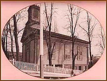 Baptist Church at Pine and Spring Streets (1855-1886)